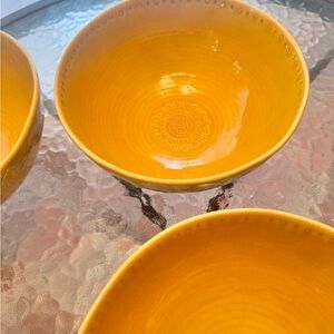 Anthropologie Old Havana Salad Bowl Set of 4